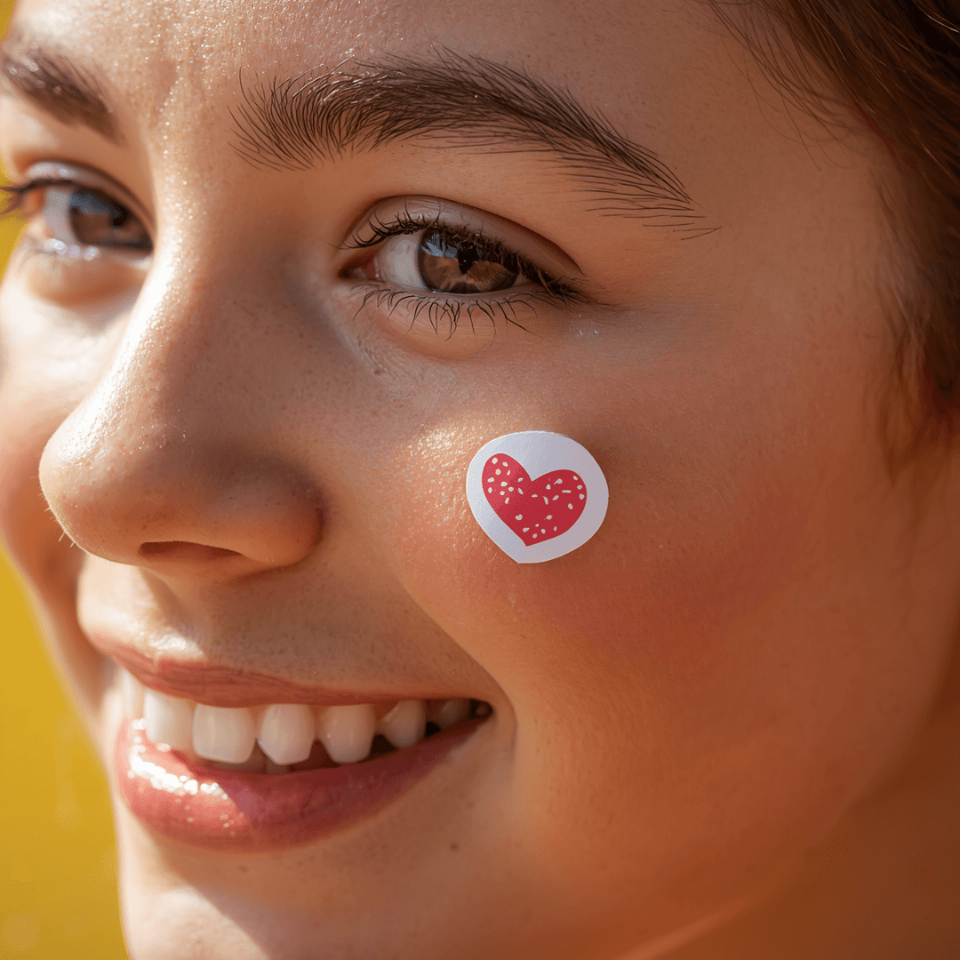 Doodle Heart Hydrocolloid Cover
