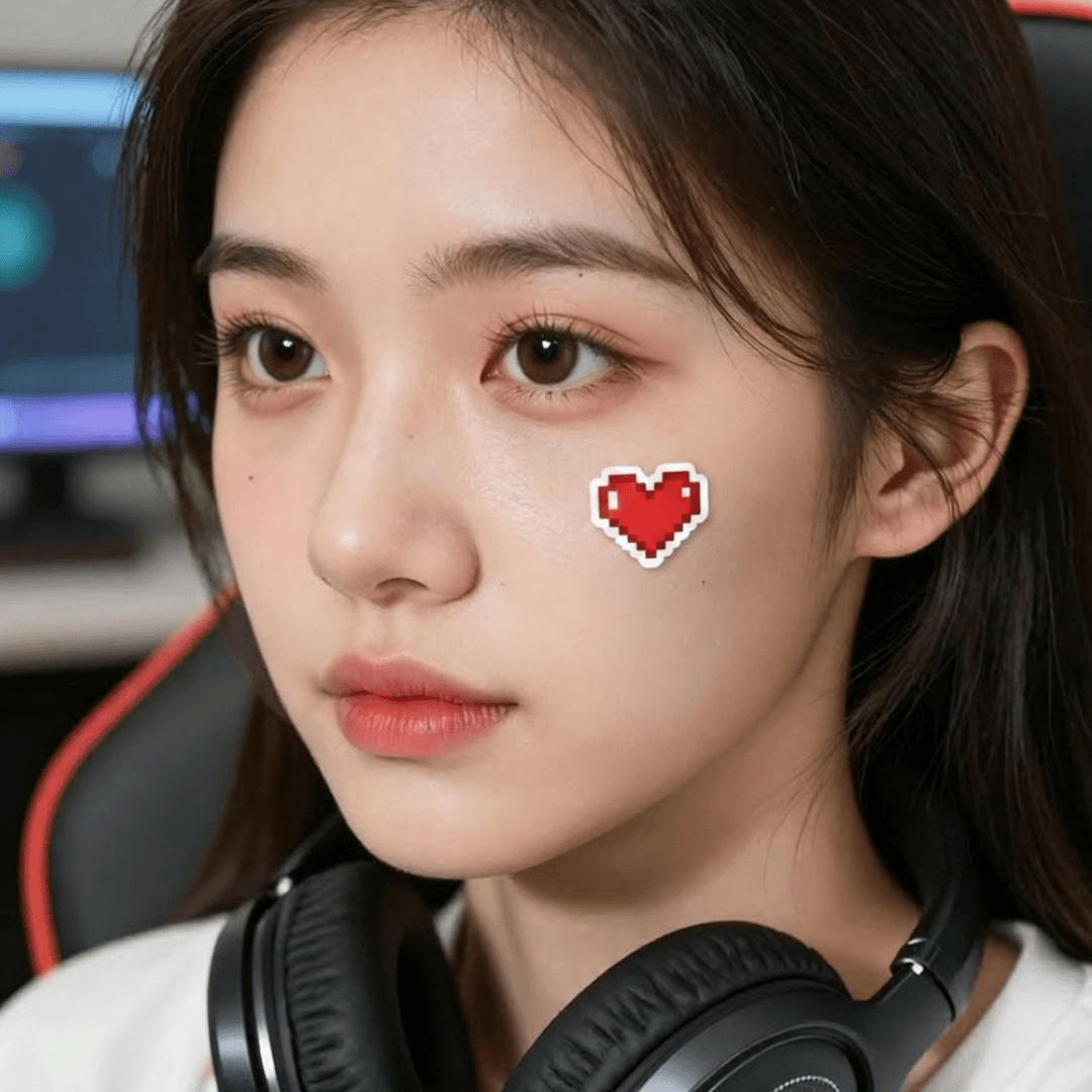 8-Bit Pixel Heart Spot Cover